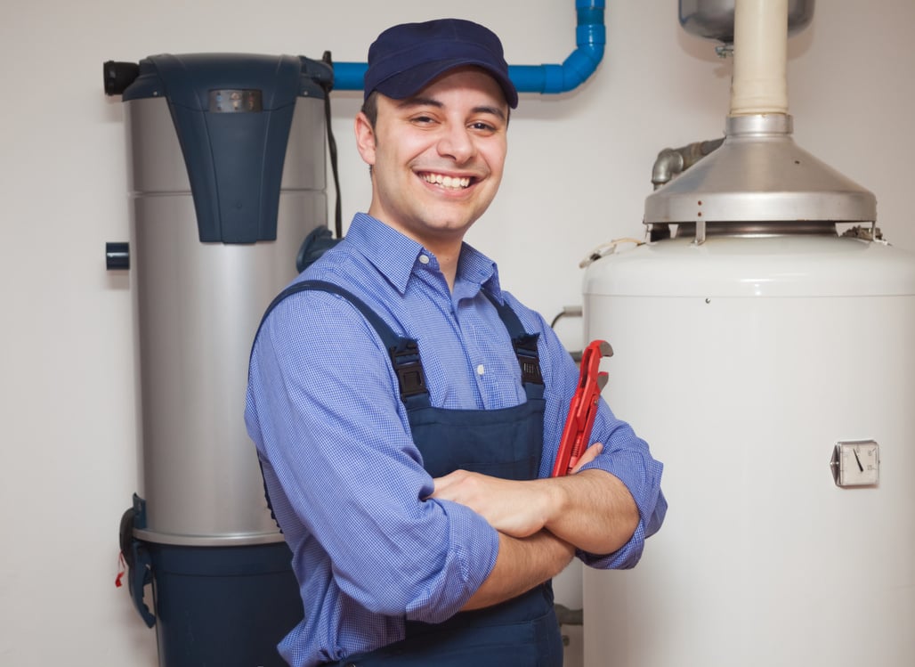 Smiling Male Plumber